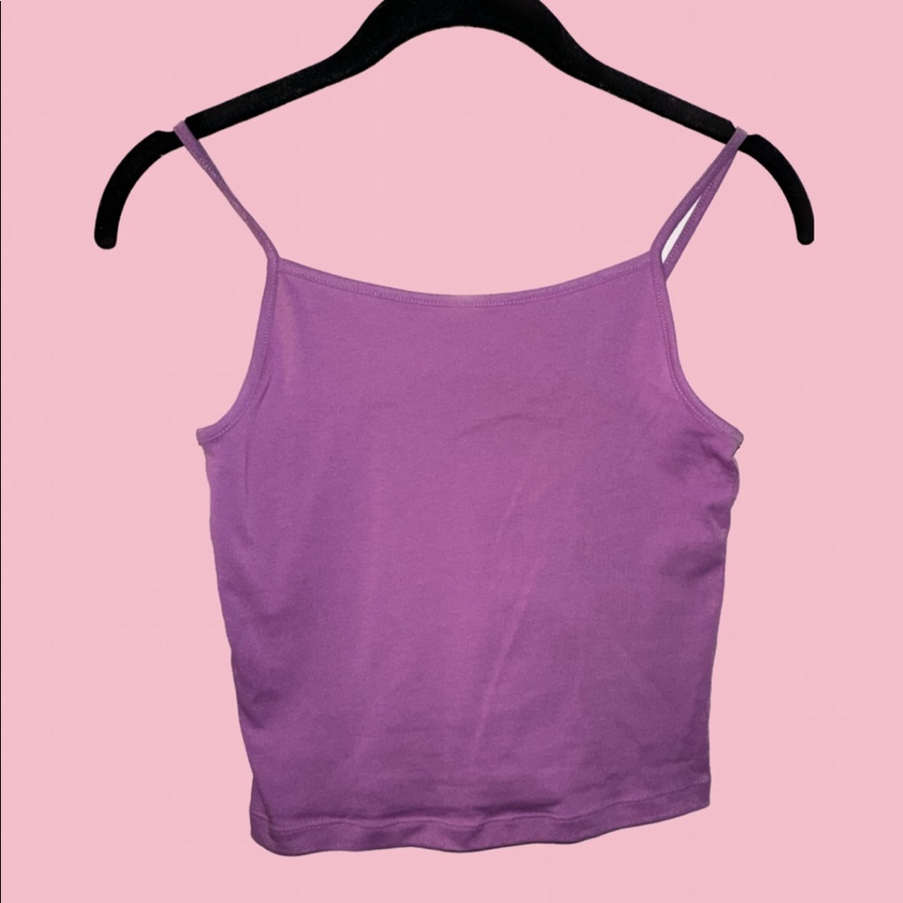Purple tank